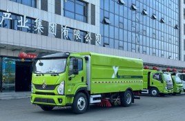 YBH5120TXSSXBEV型纯电动洗扫车